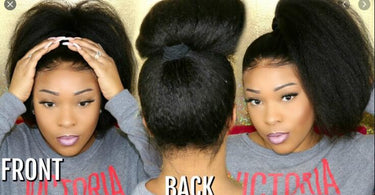 Showing & Securing the back of a 360 Lace Front Wig