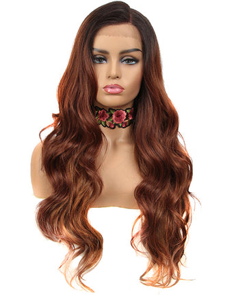 29 Inch Loose Wave 360 HD Lace Frontal Wig| Auburn Arika