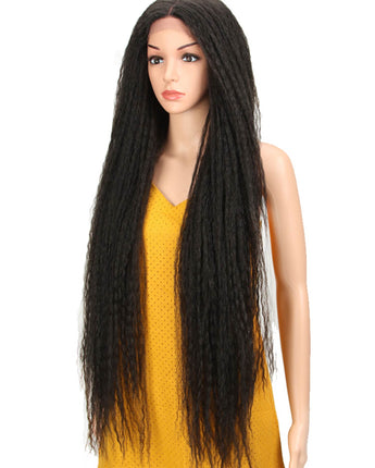 Noble 38 Inch Long Maxin Wavy Dreadlocks Lace Front Wig Synthetic Lace Front Wig