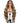 Noble Highlight Ombre Body Wave 13×4×1 T Part Wig Natural Hairline Synthetic Lace Front Wigs 36 Inch