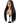 Noble Natural Black Straight 13×4.5×1 T Part Middle Part Synthetic Wig Lace Front Wigs 30 Inch