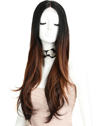 Synthetic Lace Front Straight Wig (Middle Part) | 31 Inch | HL227144 NOBLE Cida