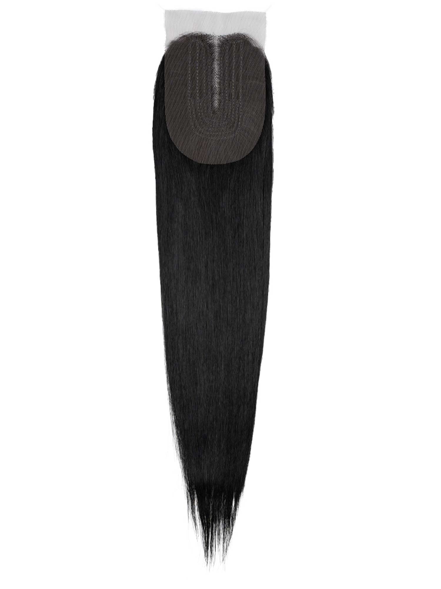 30 Inch Long 3 Straight Bundles With 4*2 Closure Imitation Human Hair Synthetic Hair Extension