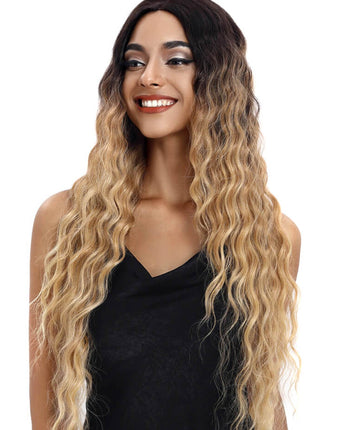 31 Inch Long Wavy Natural Color Wig | Gianna