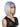 Noble 4×4 Lace Bob Wig Ombre Silver Color Synthetic Wig