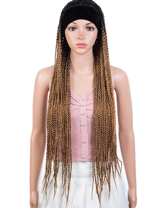 37" Long Braid Wig Machine Made Glueless Headband Wig | UNIQUE