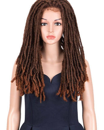 DreadLock Synthetic 3*6 Lace Front Dreadlocs 23 Inch Faux Locs Braids Wig | NOBLE