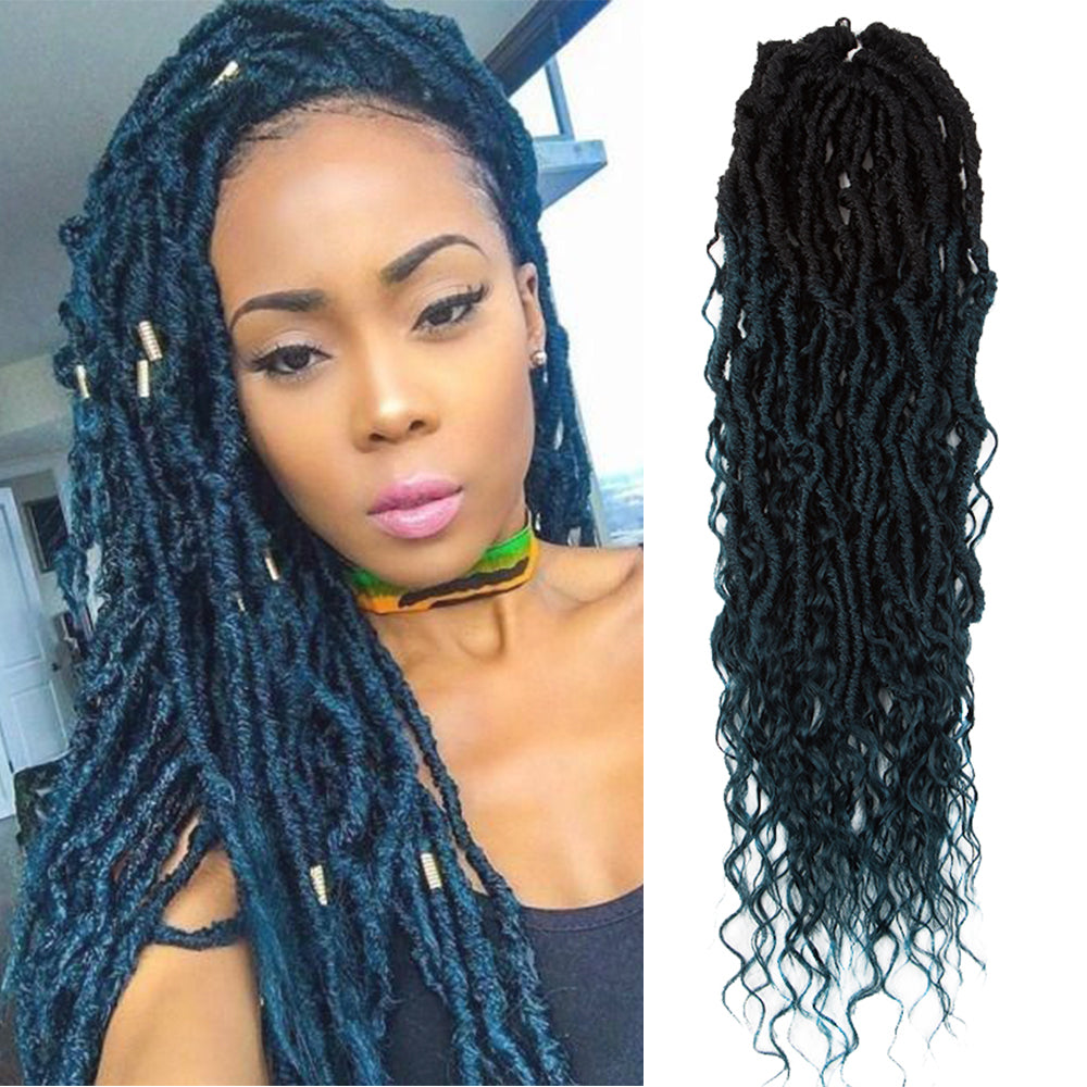 NOBLE Pre-Looped Passion Twist Hair | 20 inch Faux Locs Afro Braiding ...